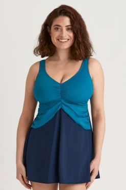 Miss Mary Swimwear|Aurora swimdress NavyBlue