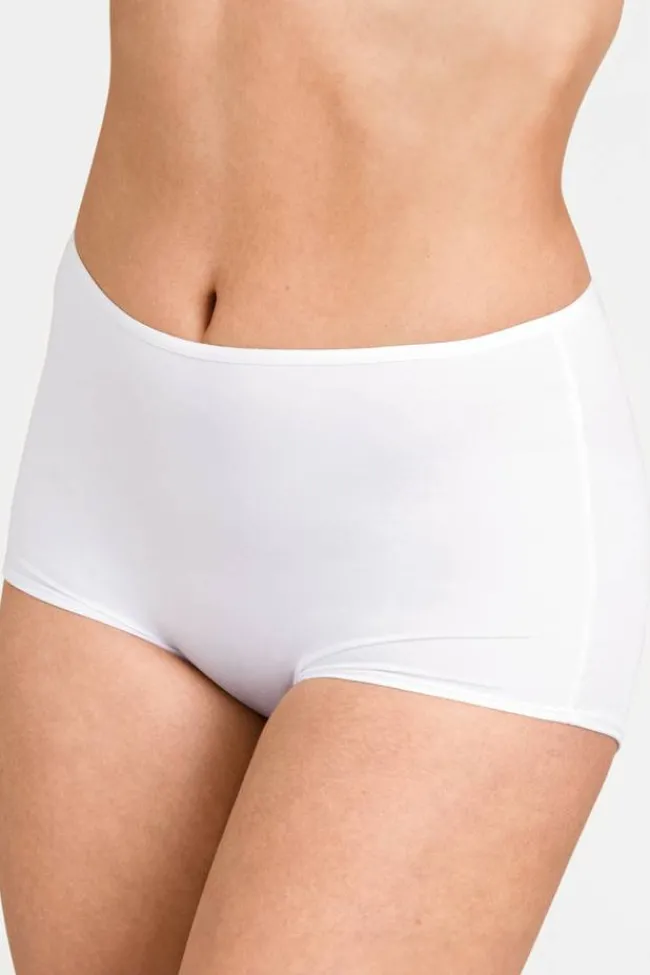 Miss Mary Panties|Basic Cotton boxer panty White