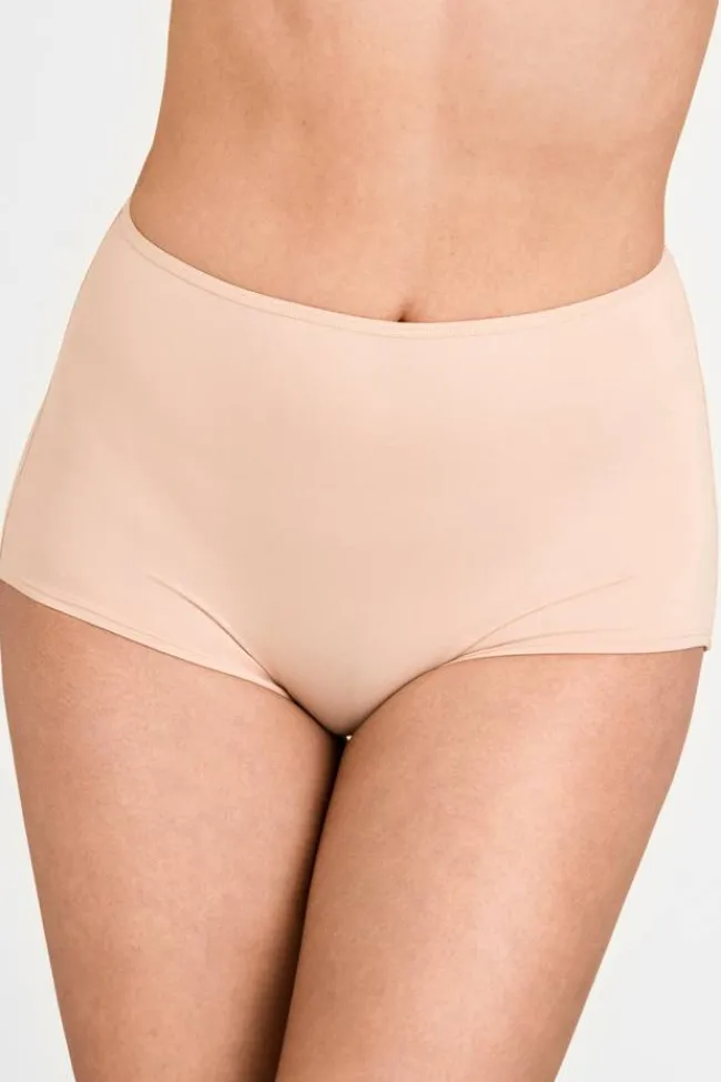 Miss Mary Panties|Basic Cotton boxer panty Beige