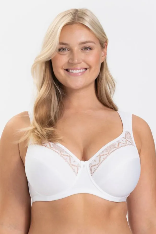 Miss Mary Bra|Underwired Bras|Breeze bra White