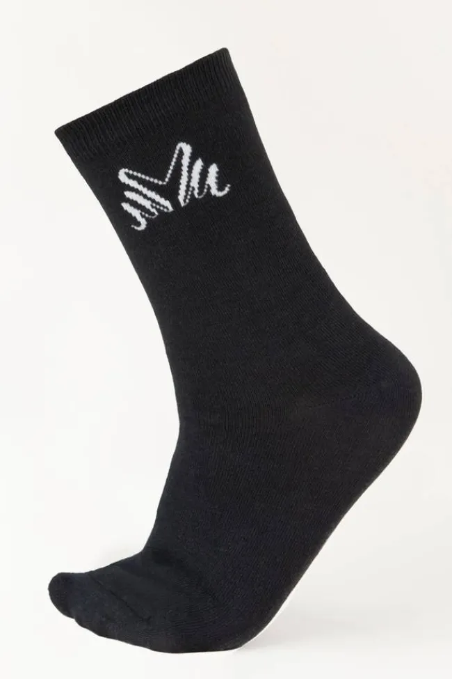 Miss Mary Socks & Stockings|Comfort Cotton Socks 2-pack Black