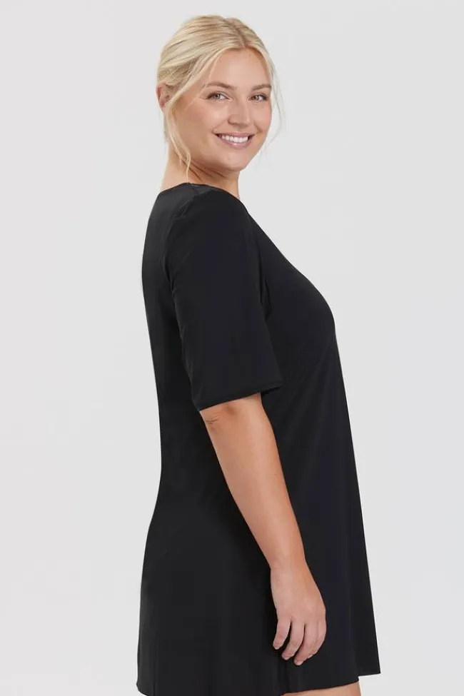 Miss Mary Nightwear|Cooling Underwear|Cool Sensation nightdress Black