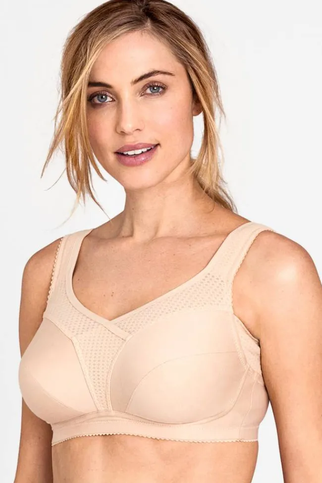 Miss Mary Bra|Non-Wired Bras|Cotton Fresh bra Beige