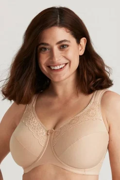 Miss Mary Bra|Underwired Bras|Cotton Now minimizer bra Beige