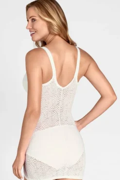 Miss Mary Bodysuits|Shapewear|Cotton Twirls bodysuit shaper Champagne