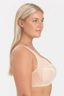 Miss Mary Bra|Underwired Bras|Dotty Delicious bra Beige