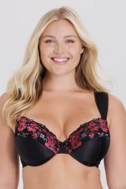 Miss Mary Bra|Underwired Bras|Dream lace bra Black