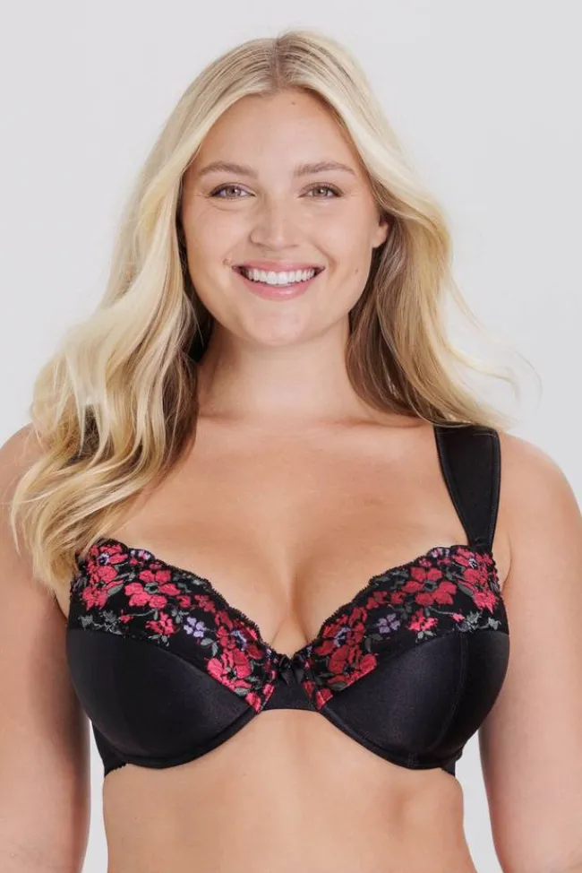 Miss Mary Bra|Underwired Bras|Dream lace bra Black