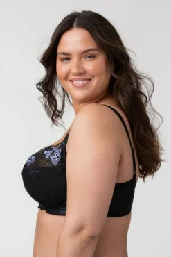 Miss Mary Bra|Underwired Bras|Dreamscape bra Black