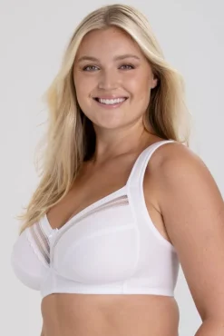 Miss Mary Bra|Non-Wired Bras|Essence bra White