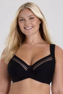 Miss Mary Bra|Underwired Bras|Essence bra Black