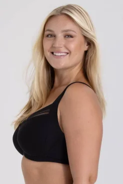 Miss Mary Bra|Underwired Bras|Essence bra Black