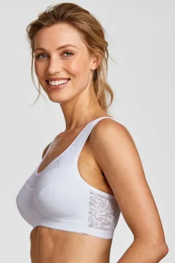 Miss Mary Bra|Non-Wired Bras|Exhale sports bra White