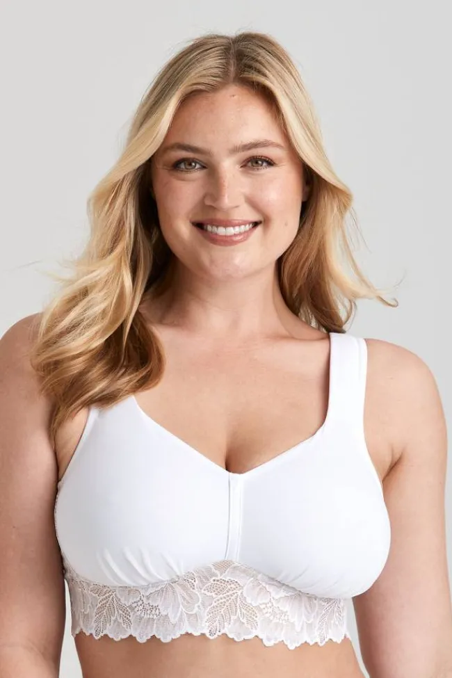 Miss Mary Bra|Non-Wired Bras|Grace bra White
