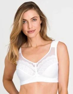 Miss Mary Bra|Non-Wired Bras|Happy Hearts bra White