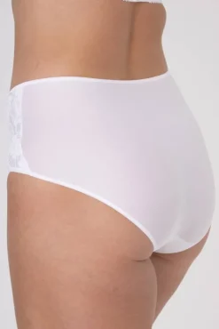 Miss Mary Panties|Jacquard & Lace panty White