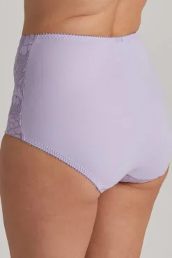 Miss Mary Panties|Jacquard & Lace panty girdle Lavender