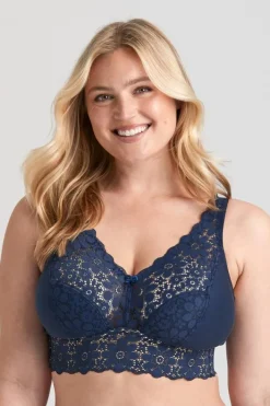 Miss Mary Bra|Non-Wired Bras|Lace Dreams bra Darkblue