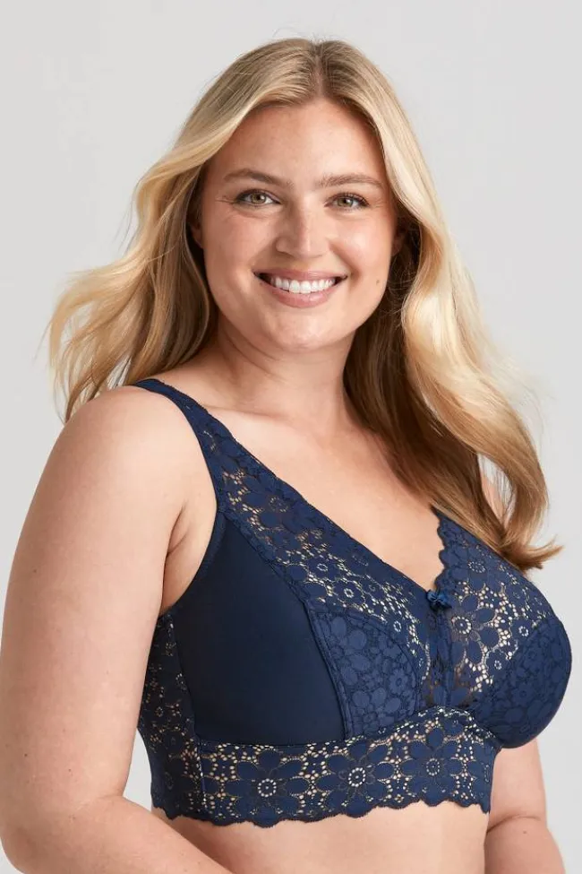 Miss Mary Bra|Non-Wired Bras|Lace Dreams bra Darkblue
