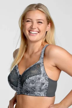 Miss Mary Bra|Non-Wired Bras|Leo bra DarkGrey