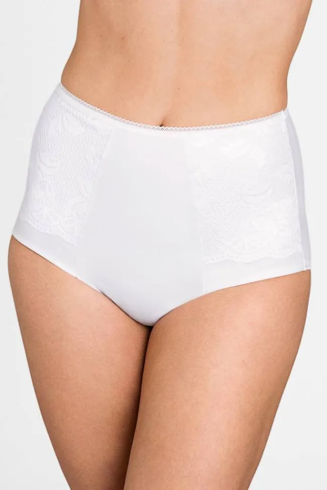Miss Mary Panties|Shapewear|Lovely Lace panty girdle White