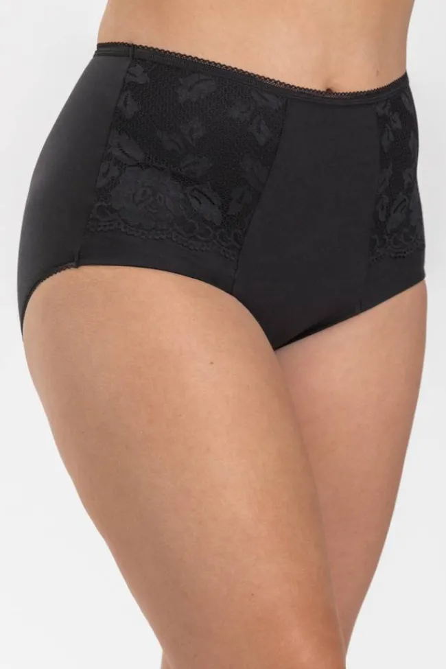 Miss Mary Panties|Shapewear|Lovely Lace panty girdle Black