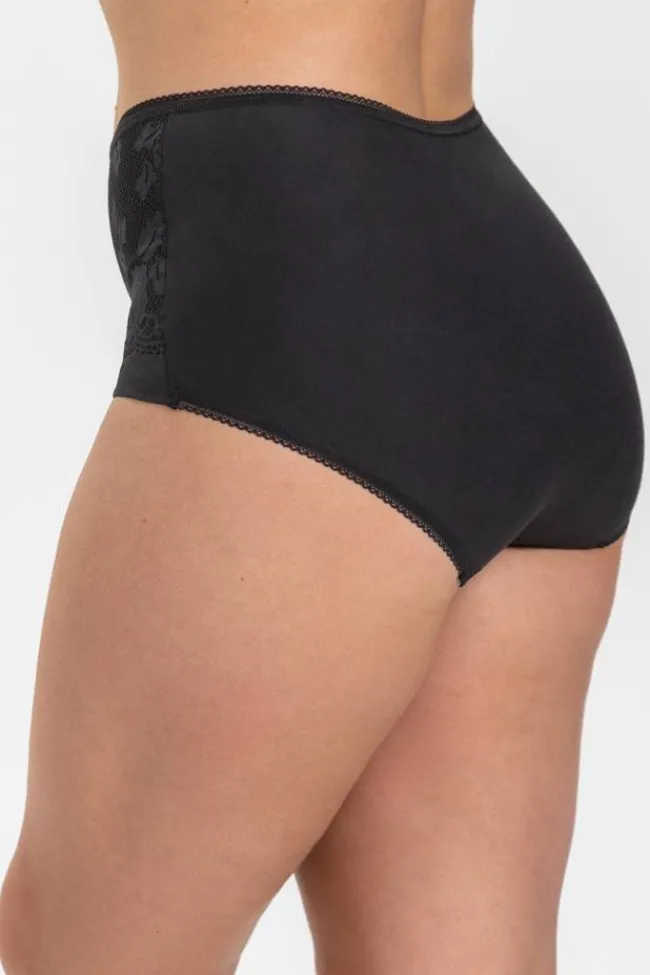 Miss Mary Panties|Shapewear|Lovely Lace panty girdle Black