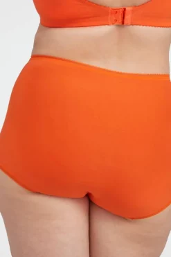 Miss Mary Panties|Lovely Lace panty girdle Orange