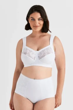 Miss Mary Bra|Non-Wired Bras|Lovely Lace Support bra White