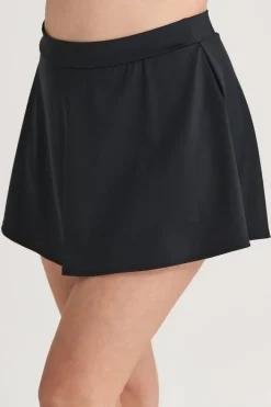 Miss Mary Swimwear|Maya bikini panty skirt Black