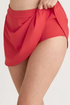 Miss Mary Swimwear|Maya bikini panty skirt Coral