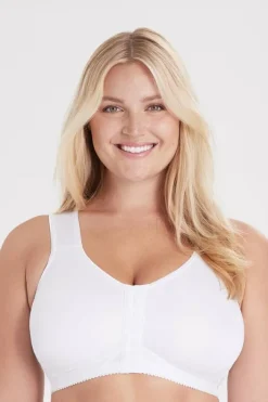 Miss Mary Bra|Non-Wired Bras|Nova front closure bra White