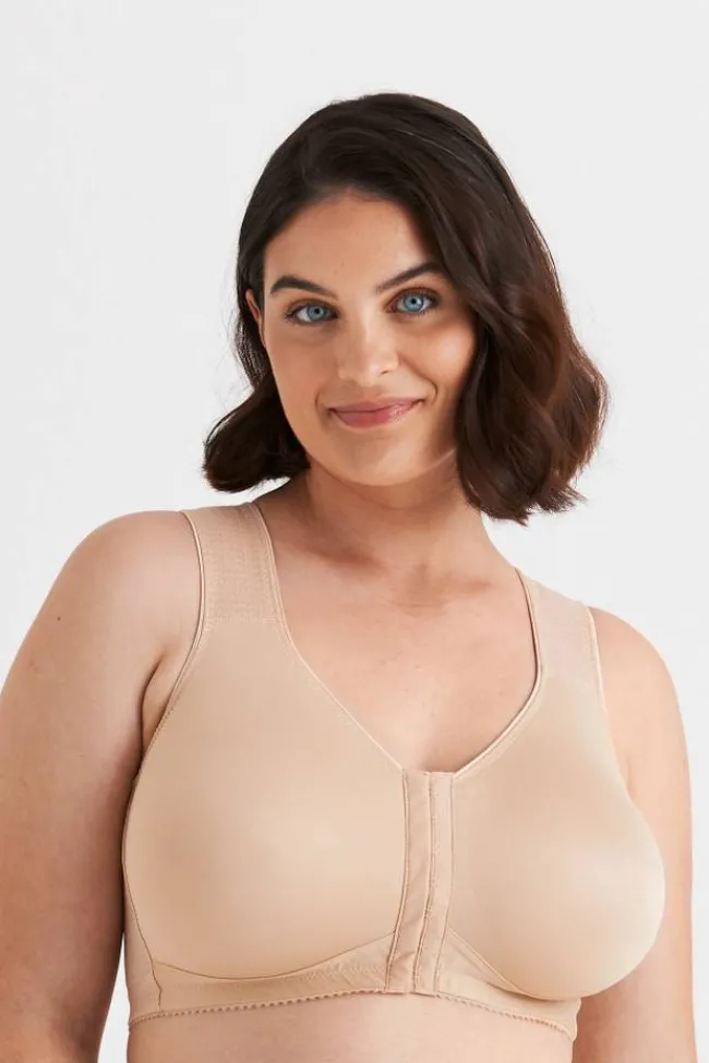 Miss Mary Bra|Non-Wired Bras|Nova front closure bra Beige