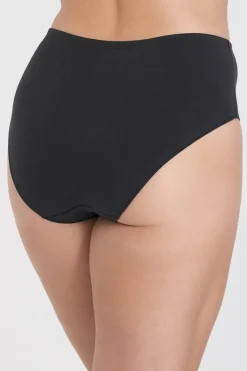 Miss Mary Panties|Organic Cotton midi panty Black
