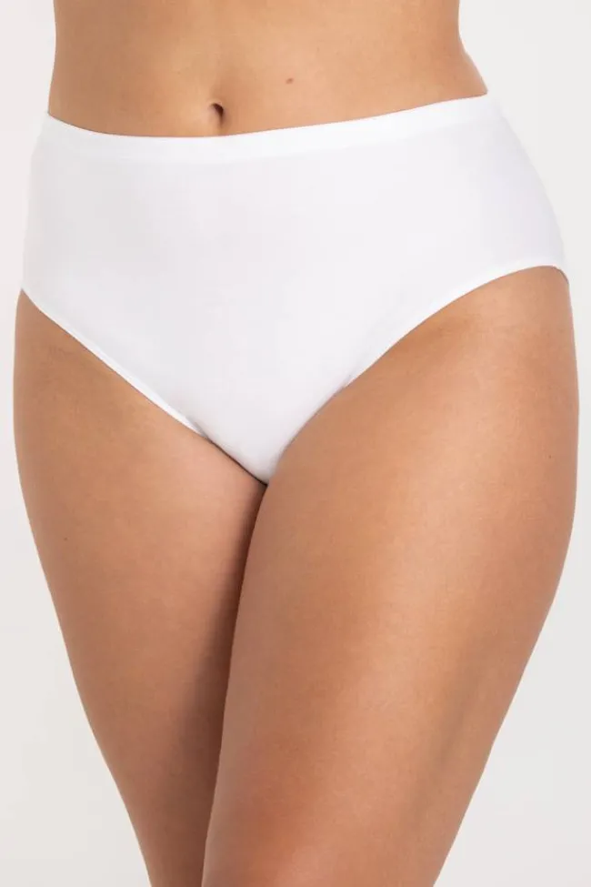 Miss Mary Panties|Organic Cotton midi panty White