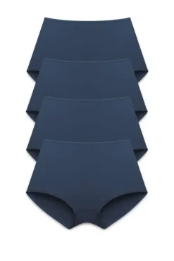 Miss Mary Panties|4-pack Basic boxer panty dark blue