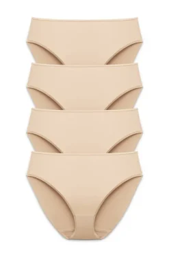 Miss Mary Panties|4-pack Basic tai panty beige