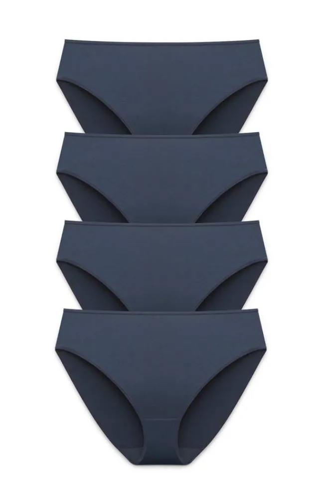 Miss Mary Panties|4-pack Basic tai panty dark blue