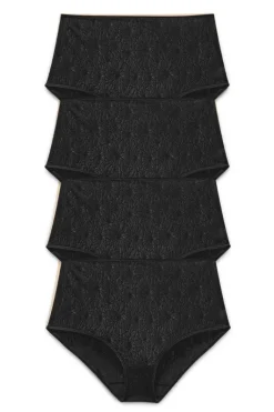 Miss Mary Panties|4-pack Invisible Lace maxi briefs