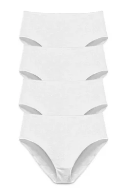 Miss Mary Panties|4-pack Invisible Lace midi briefs