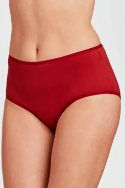 Miss Mary Panties|4-pack Maxi panty in micro feeling red