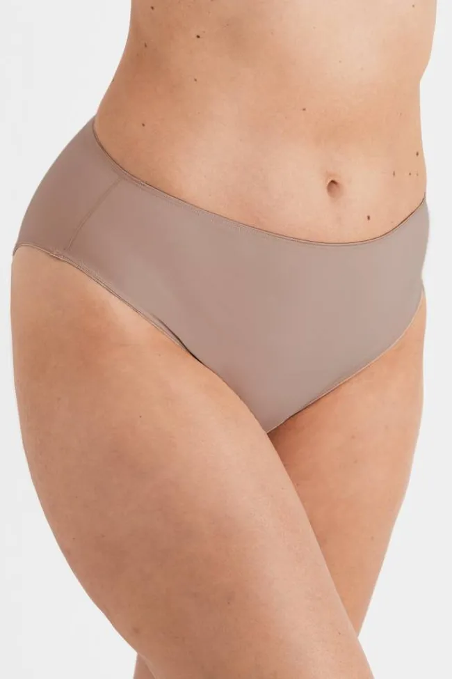 Miss Mary Panties|Recycled Comfort brazilian panty Taupe