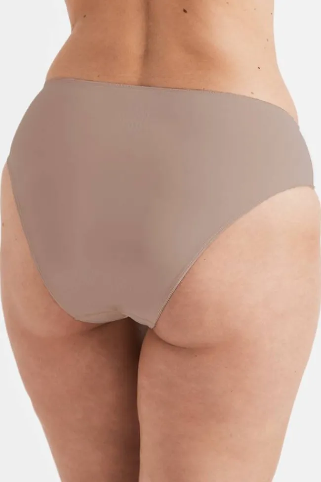 Miss Mary Panties|Recycled Comfort brazilian panty Taupe