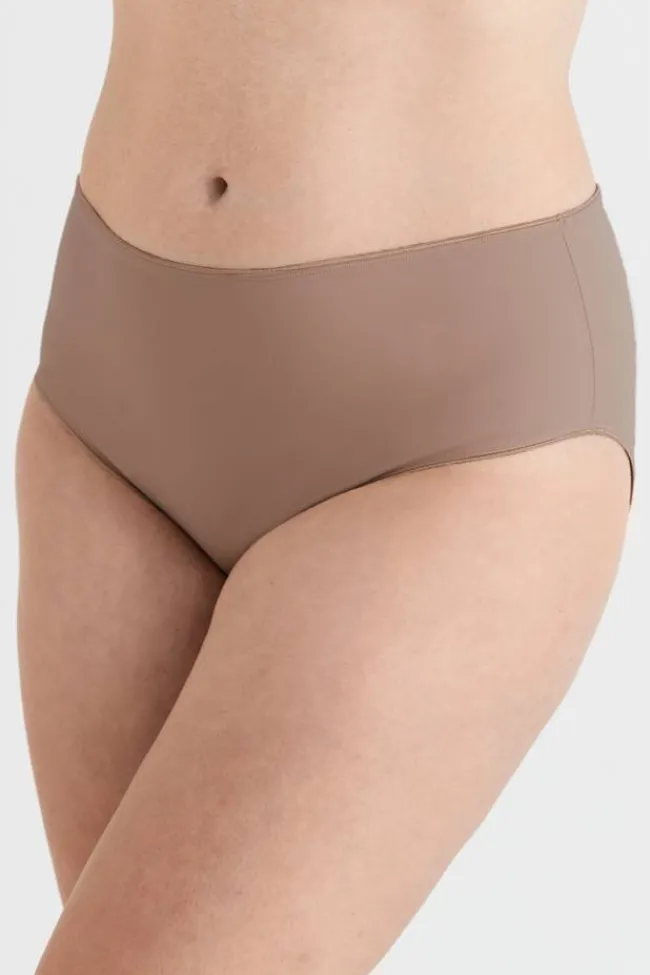 Miss Mary Panties|Recycled Comfort midi panty Taupe