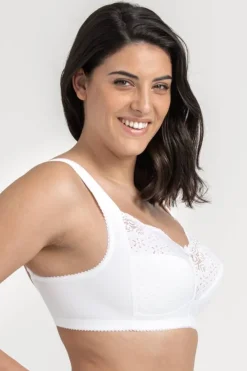Miss Mary Bra|Non-Wired Bras|Star bra White
