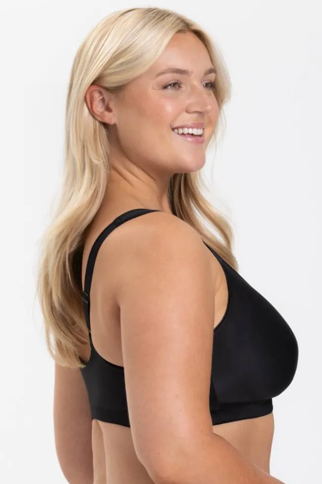 Miss Mary Bra|Non-Wired Bras|Stay Fresh front-closure bra Black