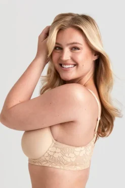Miss Mary Bra|Underwired Bras|Stay Fresh Lace bra Beige