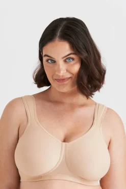 Miss Mary Bra|Non-Wired Bras|Stay Fresh Soft Comfort bra Beige