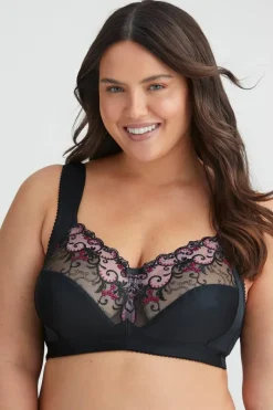 Miss Mary Bra|Non-Wired Bras|Sweet Embroidery bra