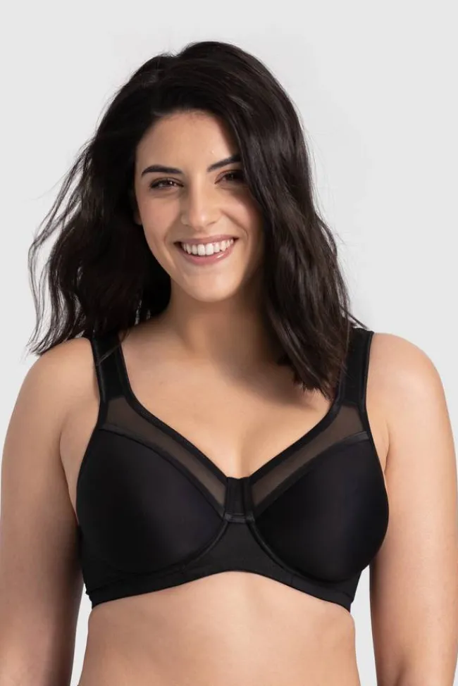 Miss Mary Bra|Underwired Bras|Sweet Senses bra Black